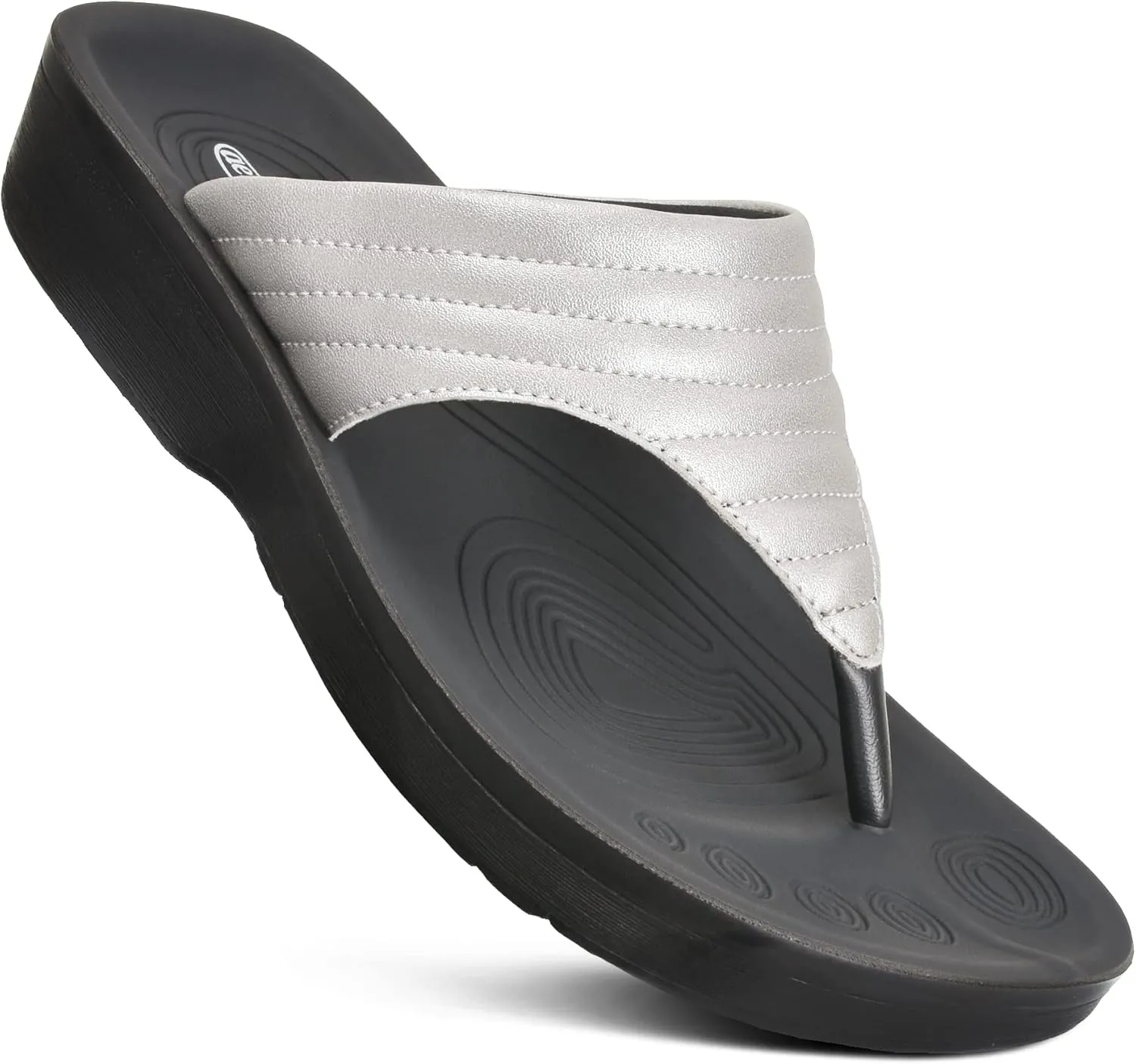 AEROTHOTIC Arch Supportive Casual Walking Flip Flops for Women
