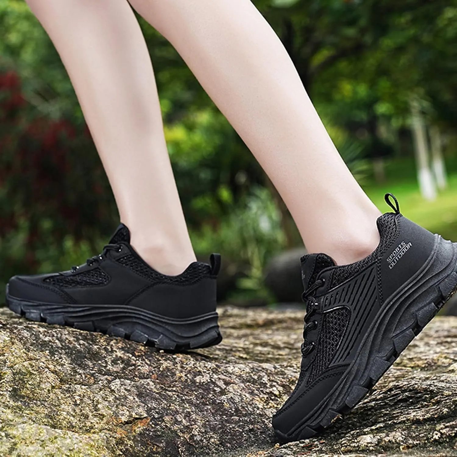 Arch Support Fitness Sneaker for Men Comfortable Lightweight Casual Walking Shoe Lightweight Work Shoes for Men