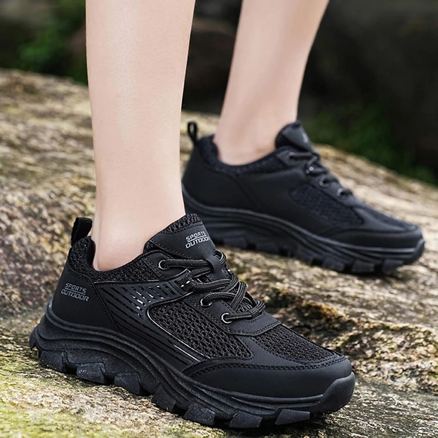 Arch Support Fitness Sneaker for Men Comfortable Lightweight Casual Walking Shoe Lightweight Work Shoes for Men