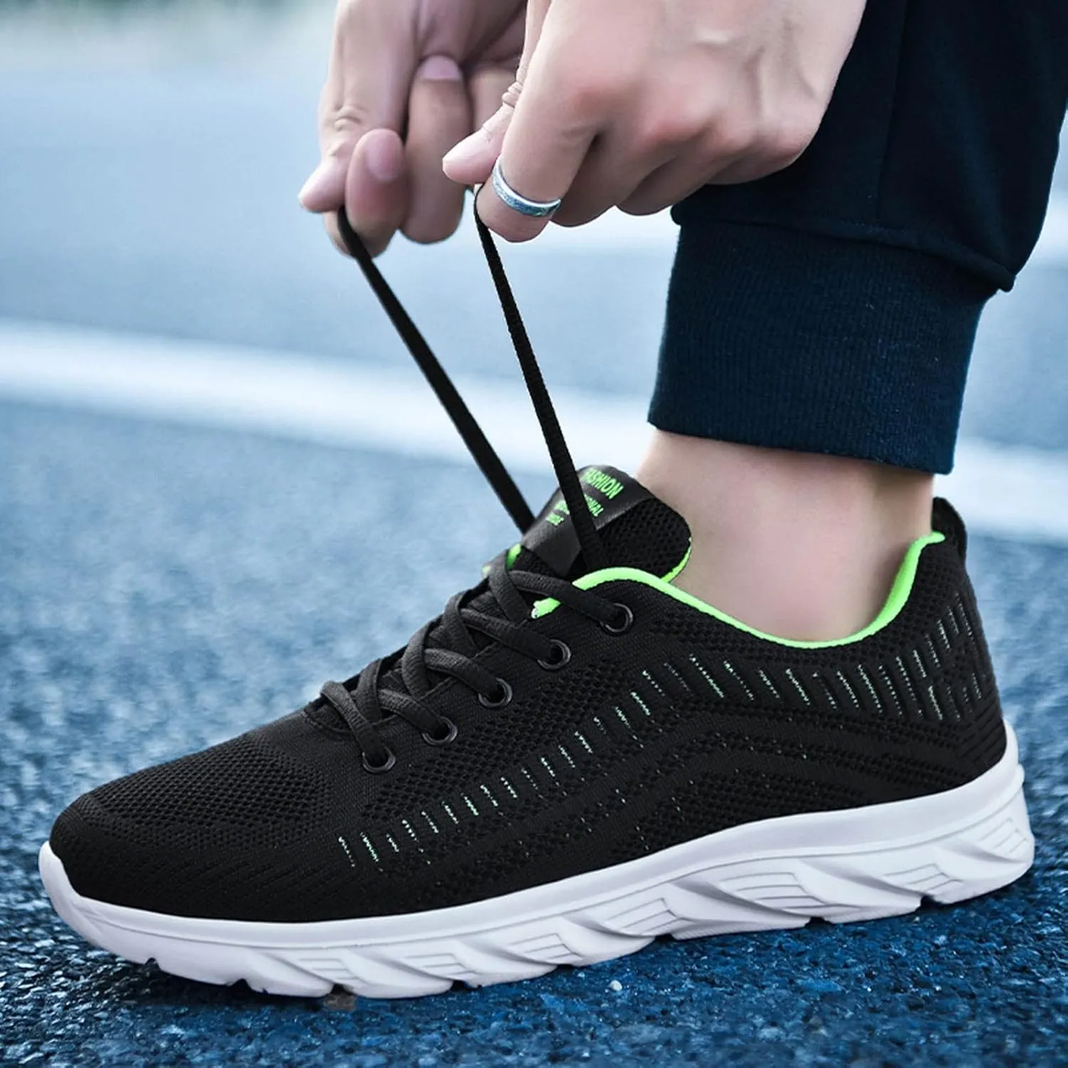 Arch Support Hiking Shoes for Men Comfortable Breathable Lightweight Tennis Shoe Men's Comfortable Canvas Shoes