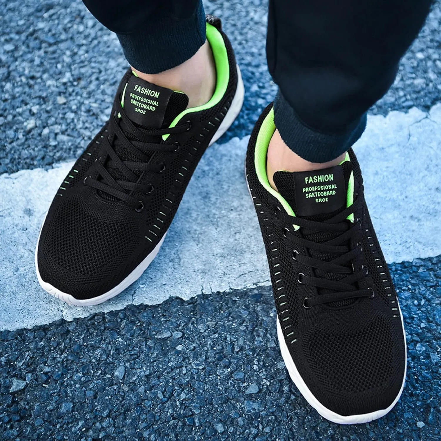 Arch Support Hiking Shoes for Men Comfortable Breathable Lightweight Tennis Shoe Men's Comfortable Canvas Shoes