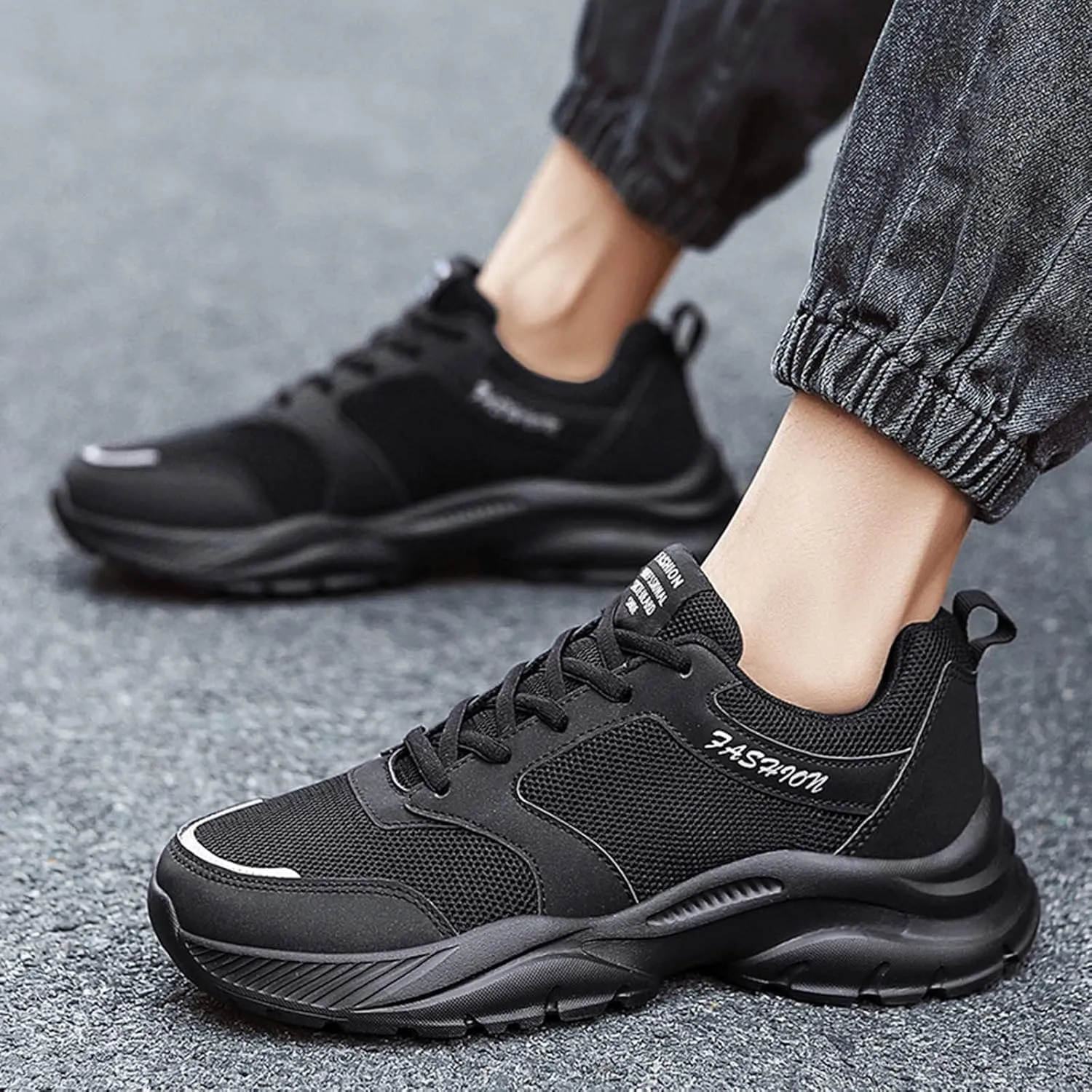 Arch Support Non Slip Minimalist Shoes for Men Hiking Footwear Barefoot Shoe Men's Lightweight Cushion Sneakers