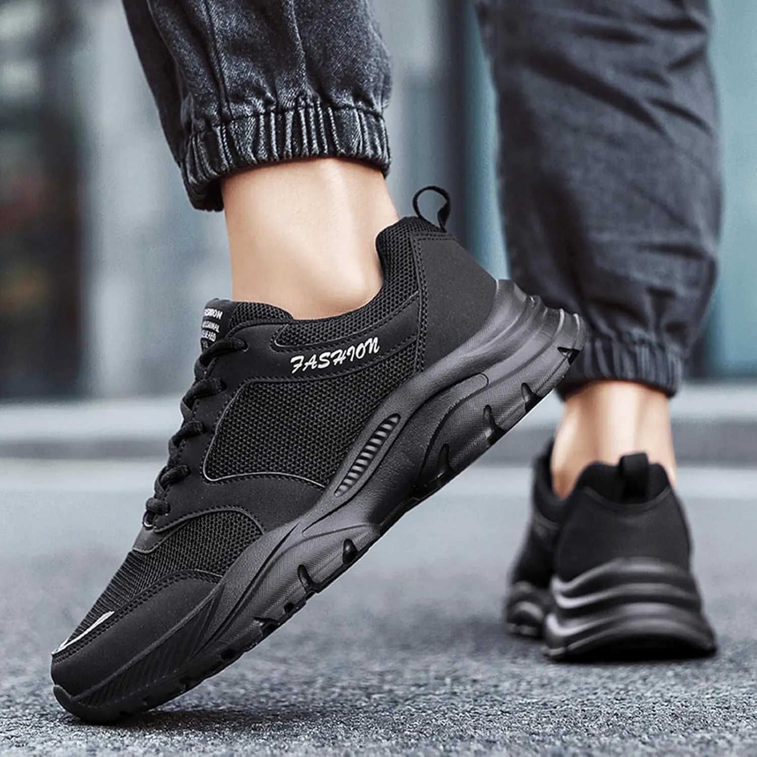 Arch Support Non Slip Minimalist Shoes for Men Hiking Footwear Barefoot Shoe Men's Lightweight Cushion Sneakers