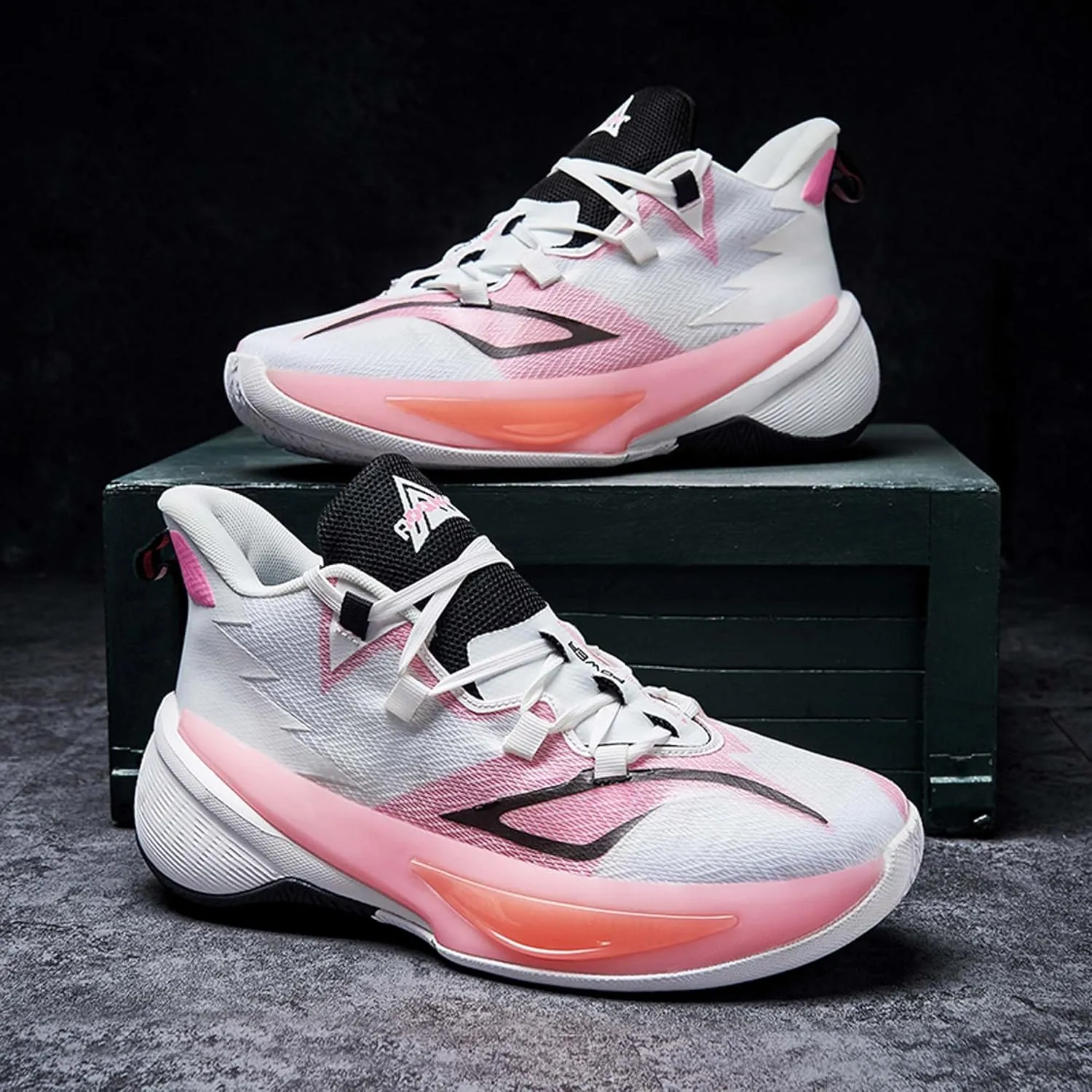 Basketball Men's Shoes Fashion Sneakers Breathable Training Running Shoes Men's Arch Support Basketball Shoes Non-Slip Casual Walking Sneakers