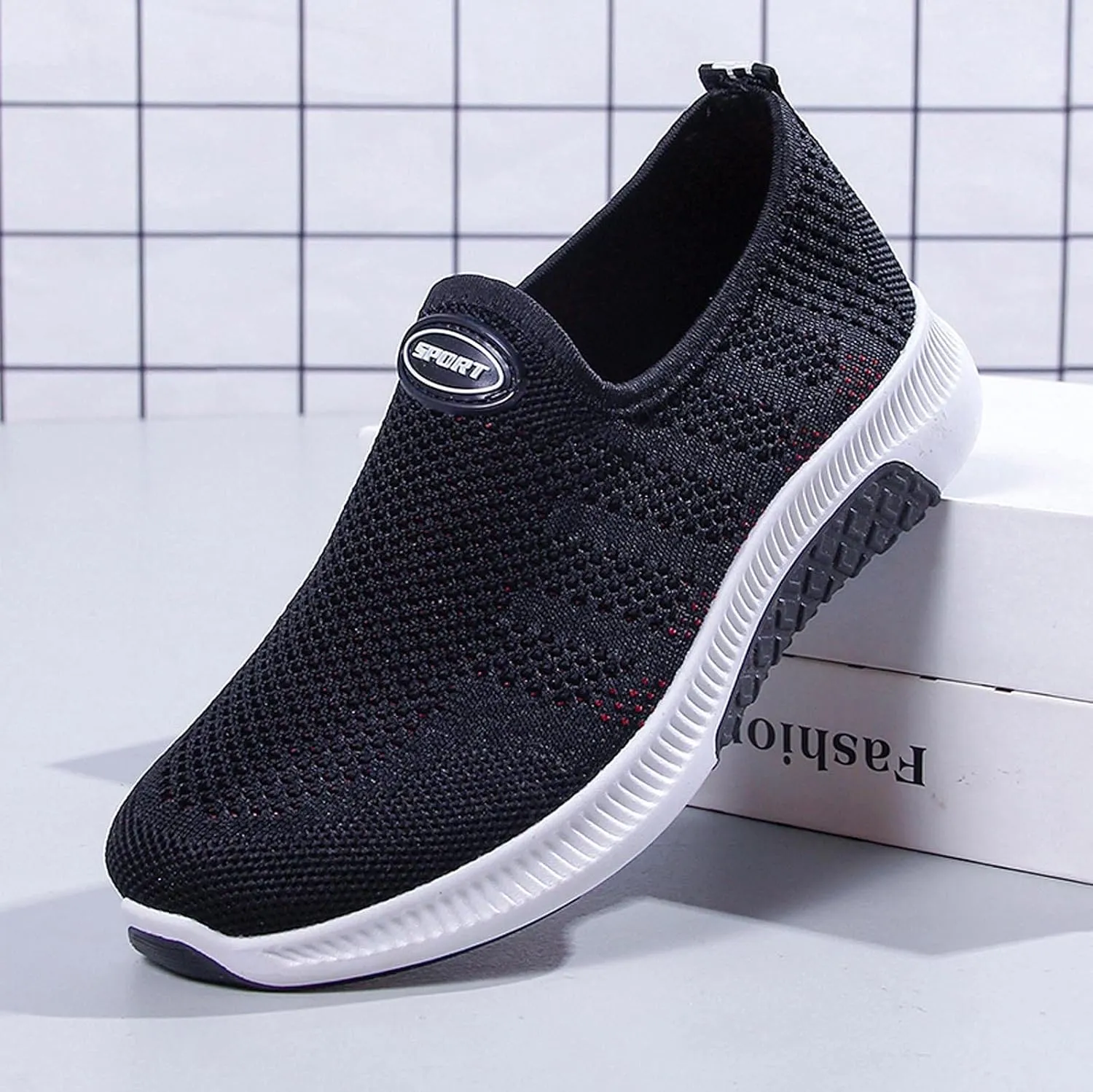 Black Slip Ons Women Sneakers Tenis OrtopéDicos De Mujer Womens Shoes Casual Fall Arch Support Womens Trail Running Shoes Arch Support Women's Black Slip On Tennis Shoes