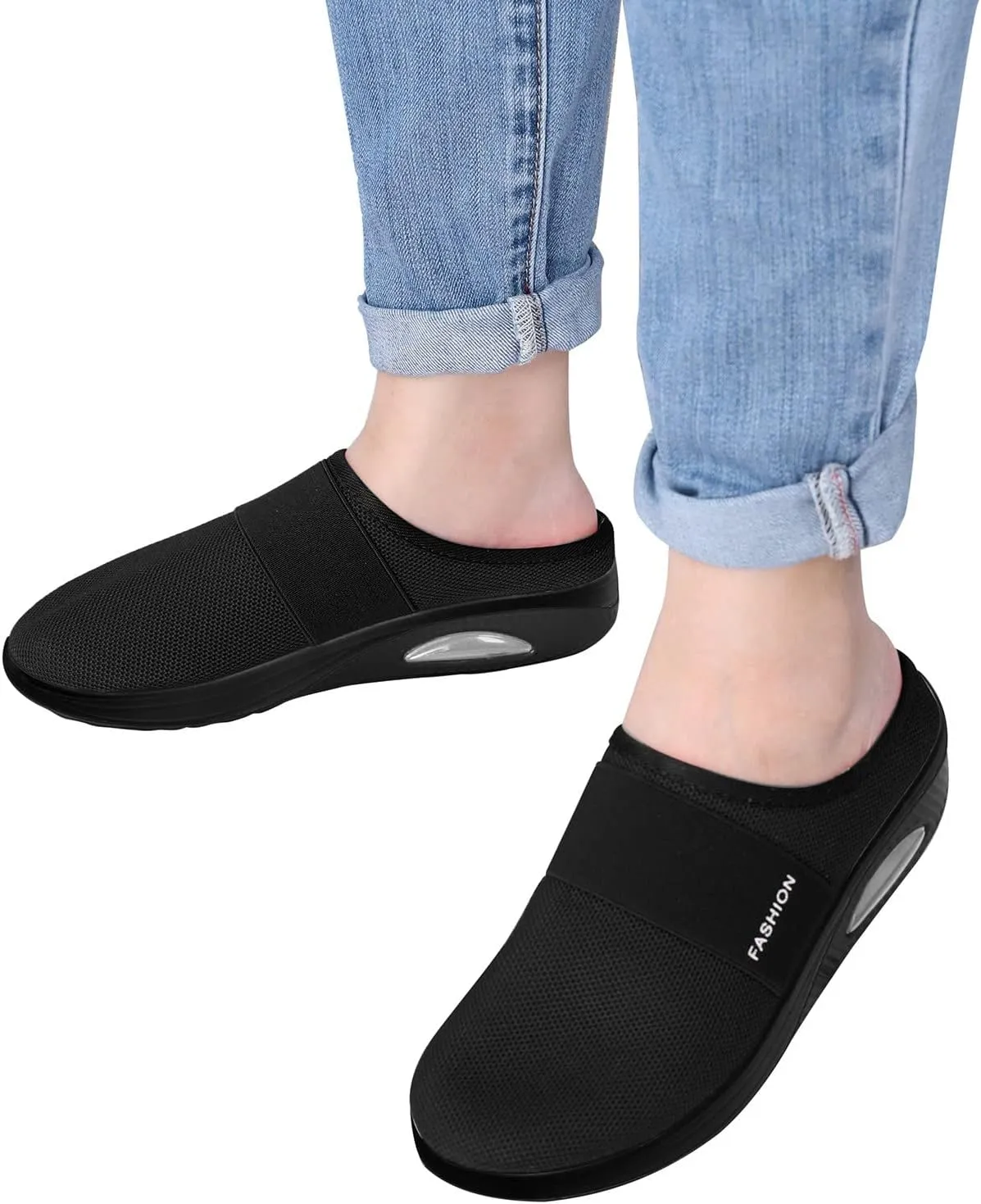 Black Sneakers for Women Workout Slip On Walking Shoes Women Size 5 Brown Walking Shoes for Women with Arch Support and Comfort Womens Slip On Sneakers Black Grey Women's Slip On Shoes Winter