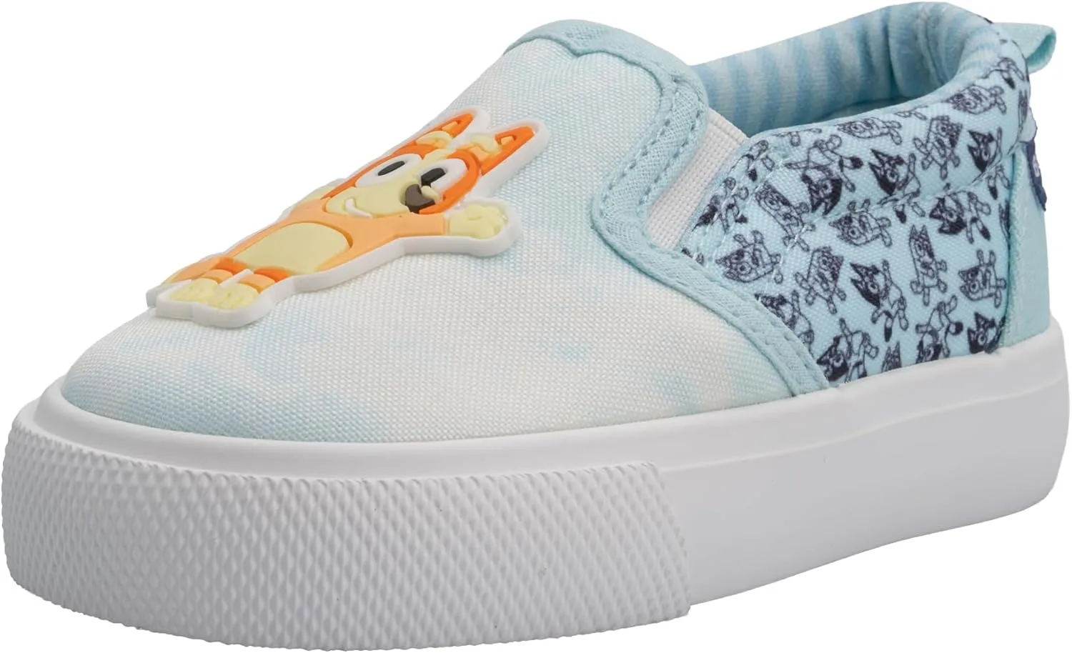 Bluey Ground Up Kids Slip On Sneakers Shoes Sizes Toddler