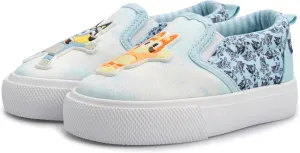 Bluey Ground Up Kids Slip On Sneakers Shoes Sizes Toddler