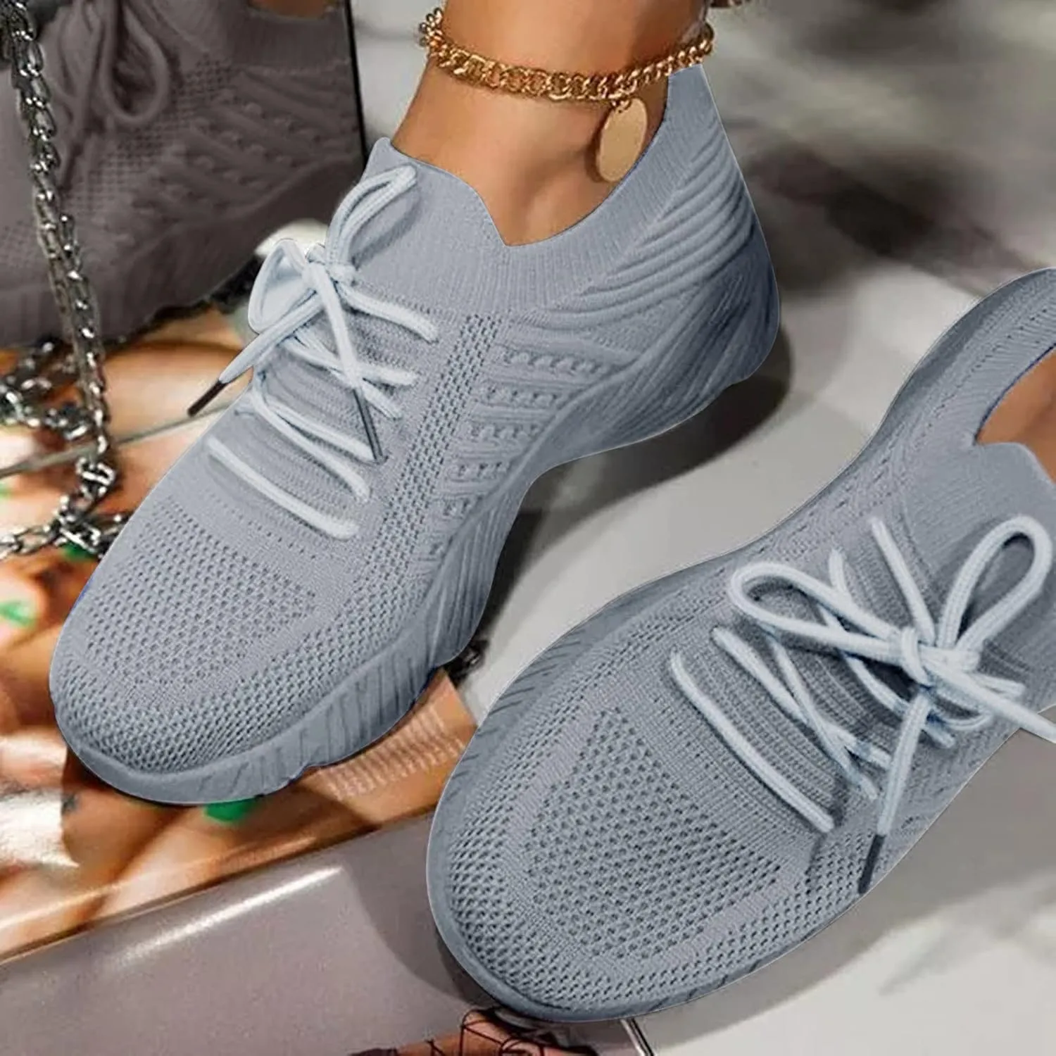 Bowling Shoes Women 9 Wide All Black Sneakers for Women Cute White Tennis Shoes Women Comfortable Womens Walking Shoes Sock Sneakers Slip On Mesh Platform Cute Black Sneakers for Women Comfortable