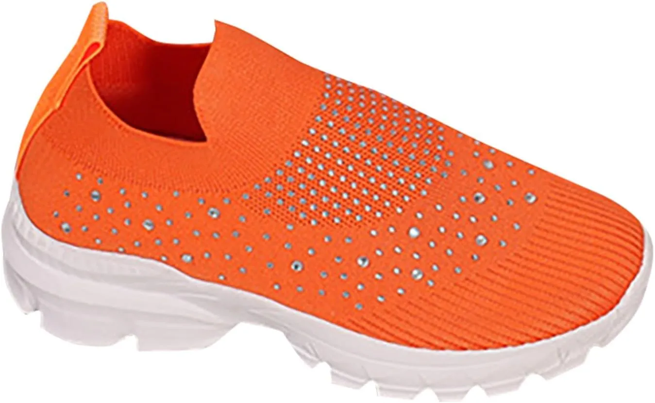 Bowling Shoes Women Size 9 Wide Slip On Shoes for Women Wide Width Running Shoes Walking Hiking for Women with Arch Support Black Sparkly Sneakers for Women Dressy Women Walking Shoes Wide Width