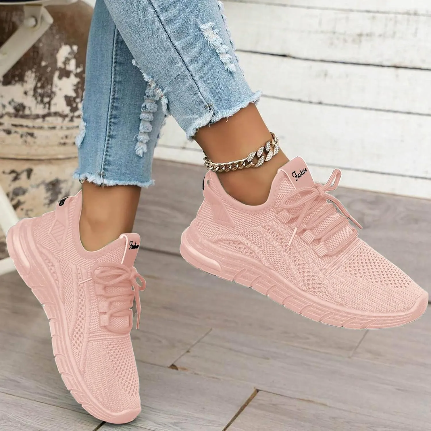 Breathable Slip on Sneakers for Women Non Slip Lightweight Casual Breathable Tennis Shoes Canvas Slip on Shoe