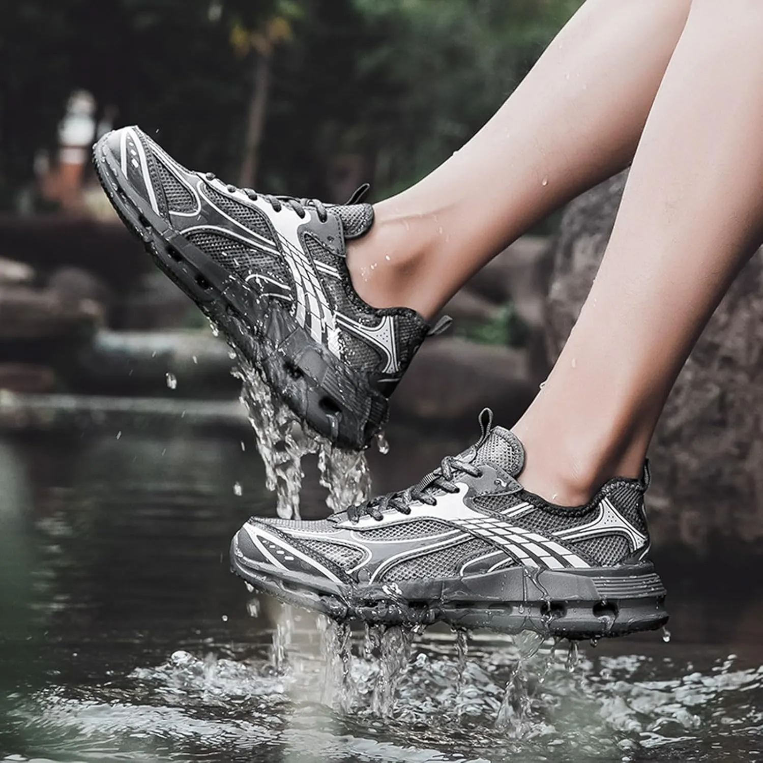 Breathable Walking Shoes for Men Comfortable Breathable Lightweight Tennis Shoe Men's Comfortable Canvas Shoes