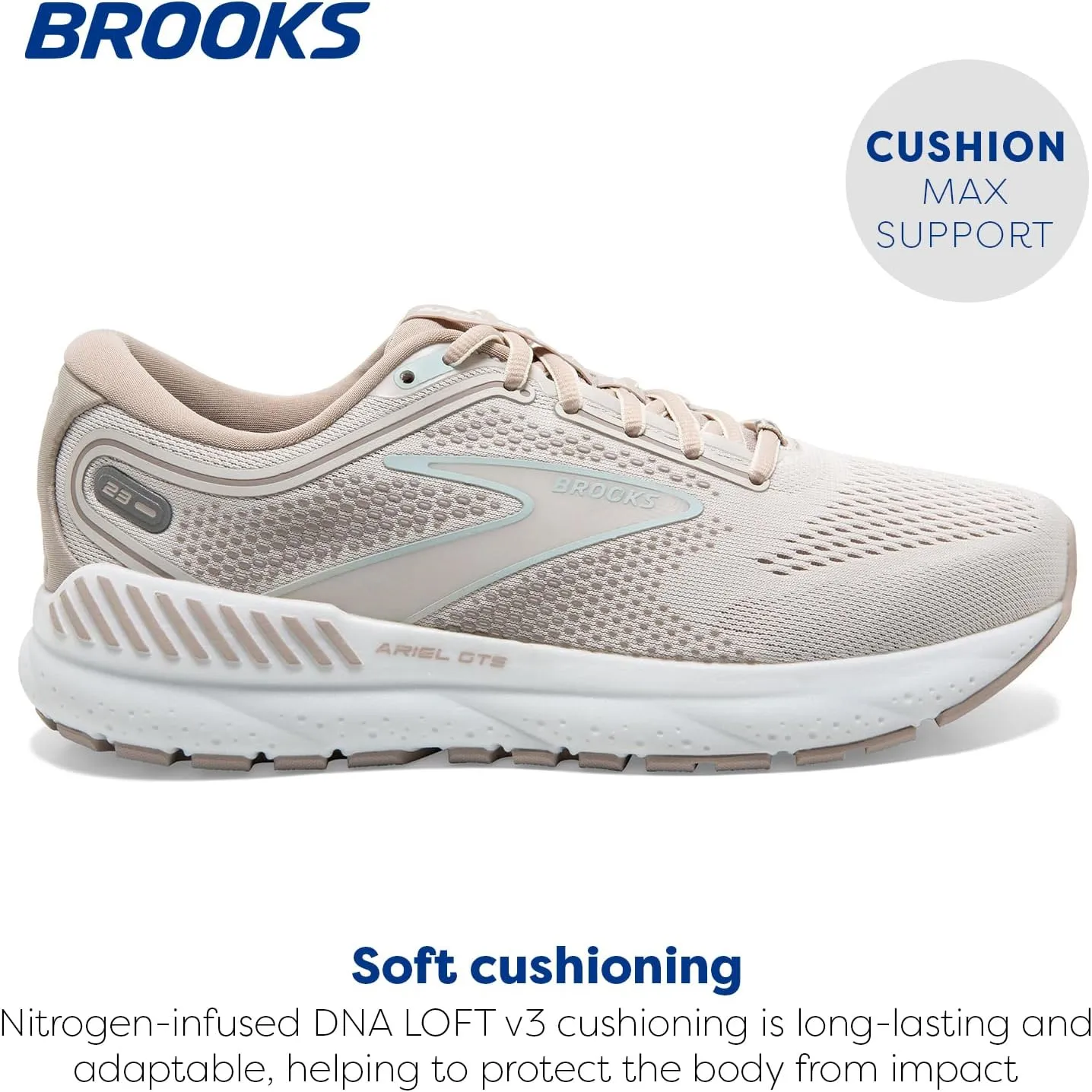 Brooks Womens Ariel GTS 23 Supportive Running Shoe