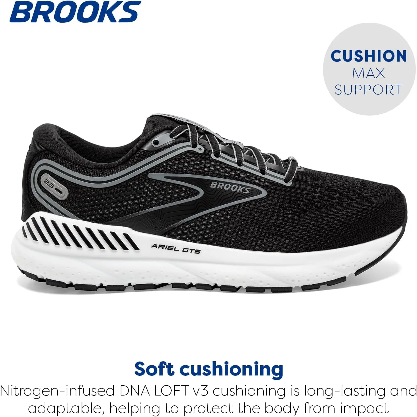 Brooks Womens Ariel GTS 23 Supportive Running Shoe