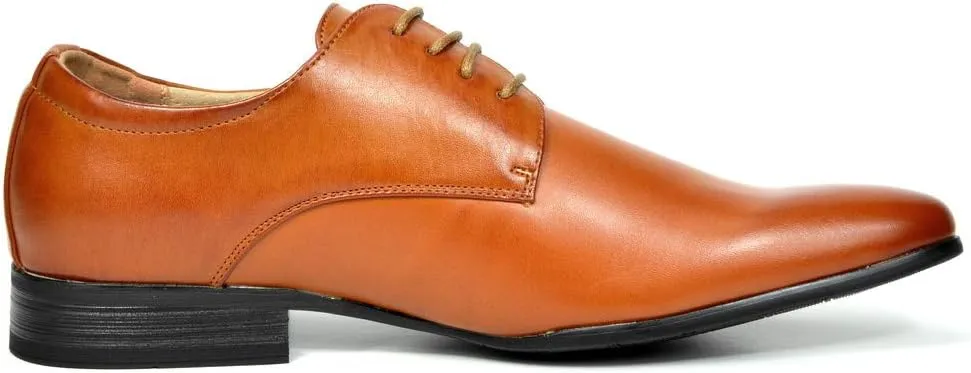 Bruno Marc Men's Classic Modern Formal Oxfords Lace Up Leather Lined Dress Shoes