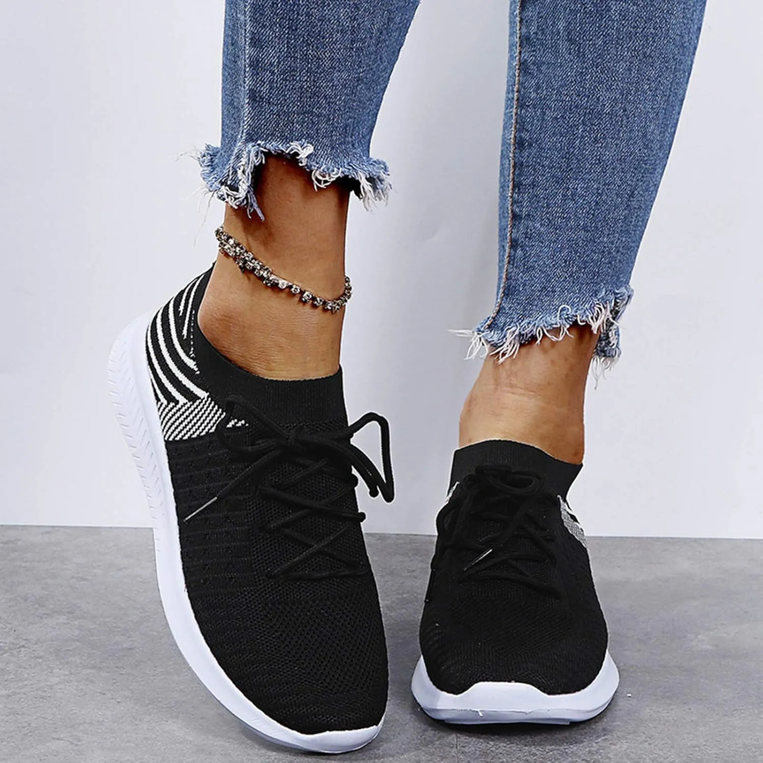 Casual Sneakers for Women Slip On Nurse Shoes for Women Dress Casual Shoes for Women 2023 Women's Sneakers Wide Zapatos De Mujer Antideslizante para Cocina