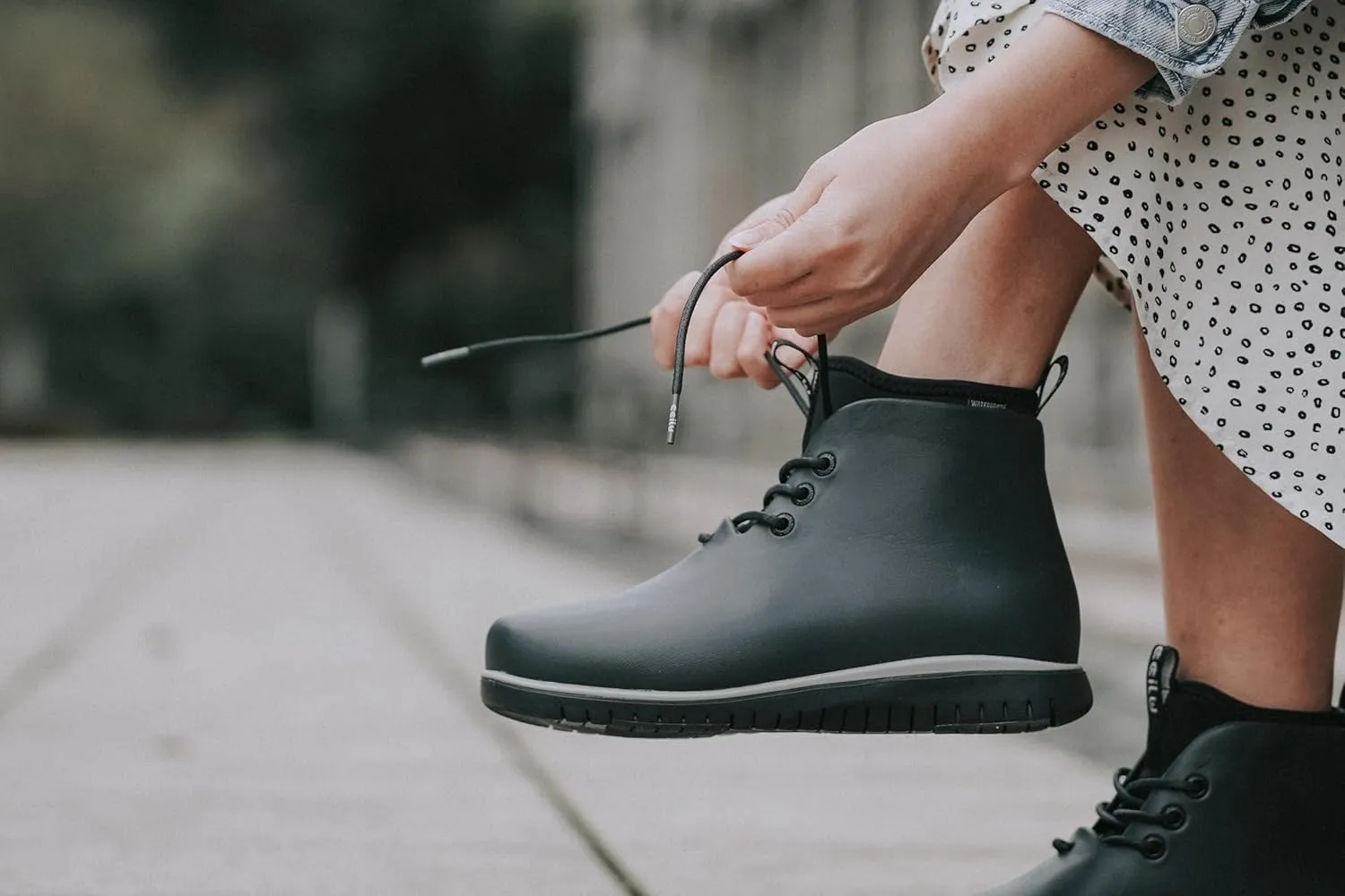 Ccilu XpreSole Panto Women's High-Top Boots, Outdoor Boots, Waterproof, Lightweight, Vegan, High Grip, Made from Sustainable Coffee Grounds