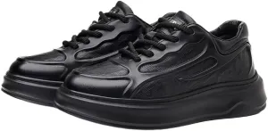 Chic Men's Oxford Dress Shoes in Genuine Leather with Cap Toe Design and Sleek Finish