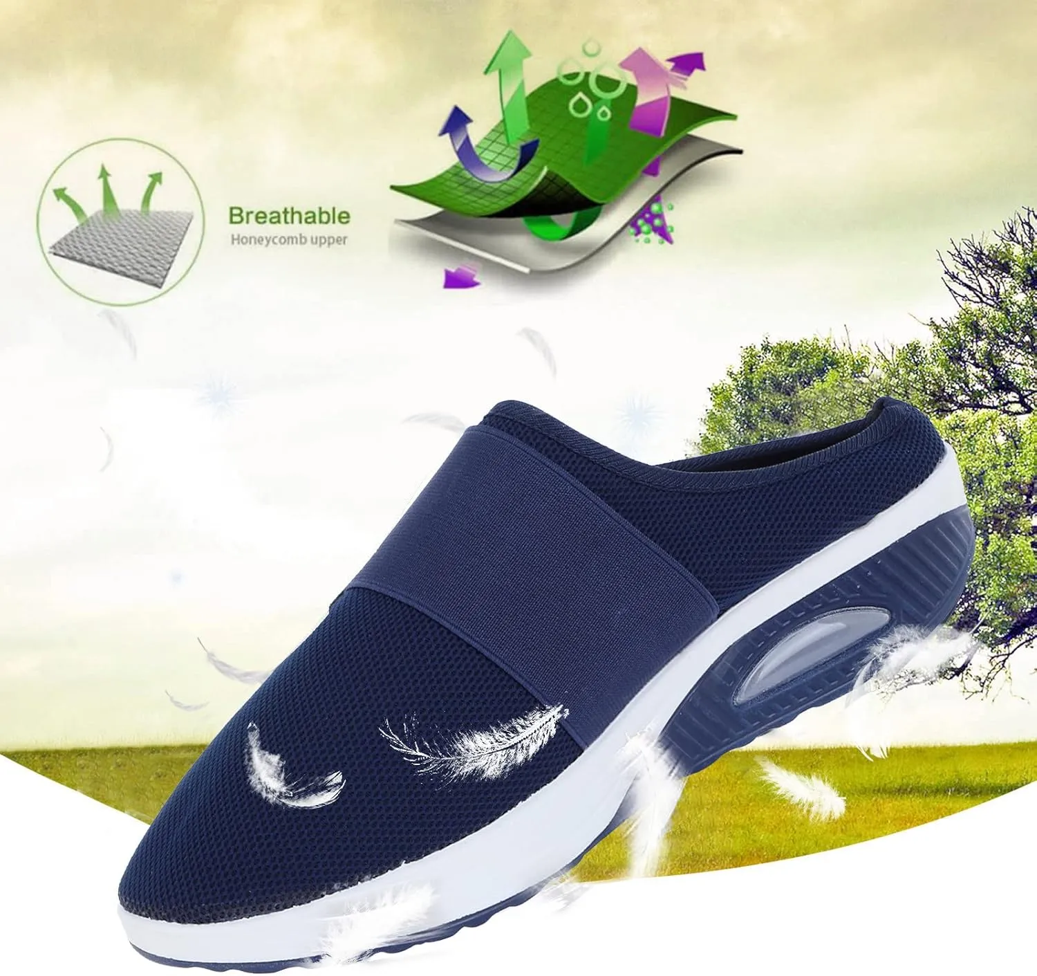 Chunky Sneakers for Women White Non Slip Shoes for Women Nurse Womens Casual Shoes Size 11 1/2 Walking Sneakers for Women with Arch Support and Comfort Zapatos Antideslizantes para Mujer De Hule
