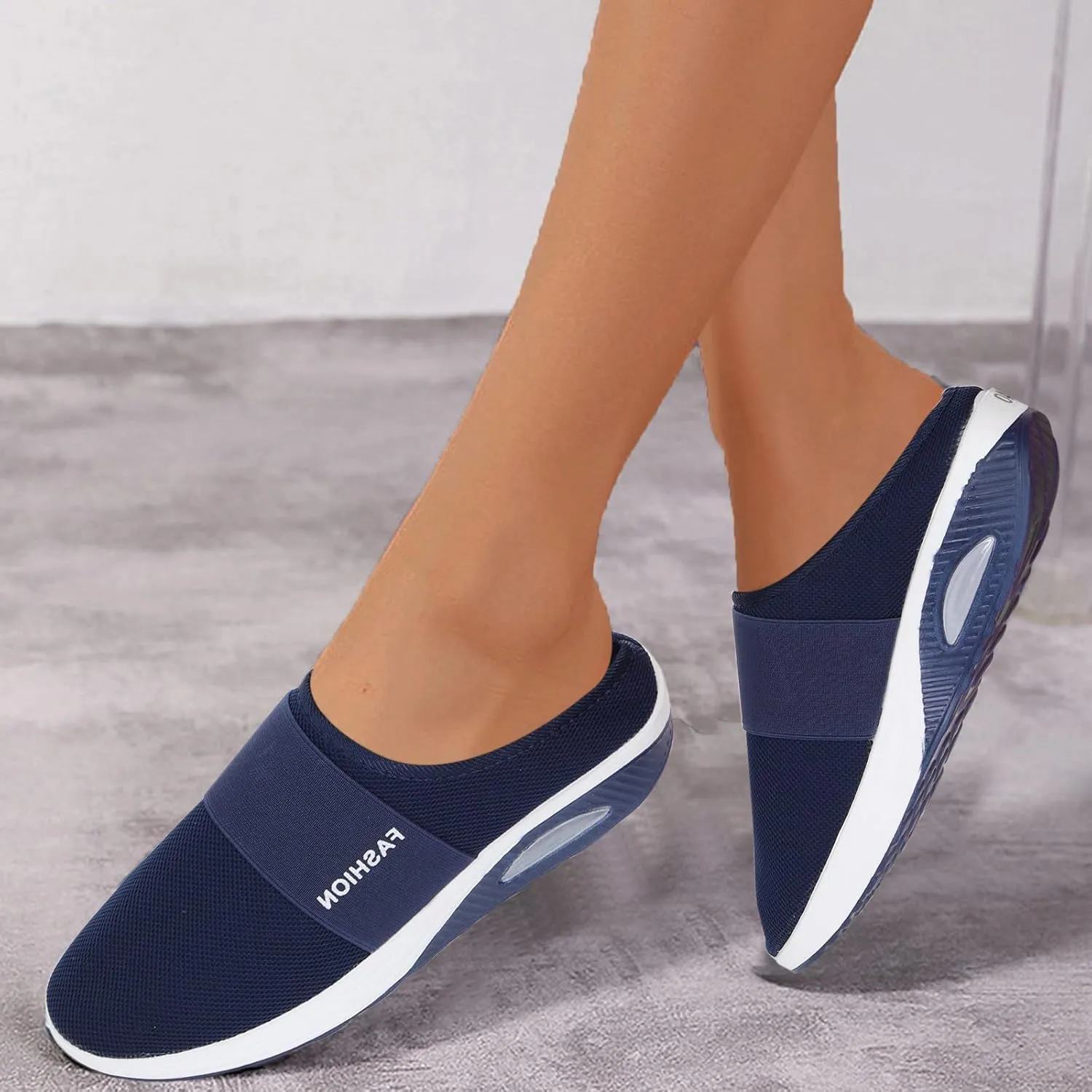 Chunky Sneakers for Women White Non Slip Shoes for Women Nurse Womens Casual Shoes Size 11 1/2 Walking Sneakers for Women with Arch Support and Comfort Zapatos Antideslizantes para Mujer De Hule
