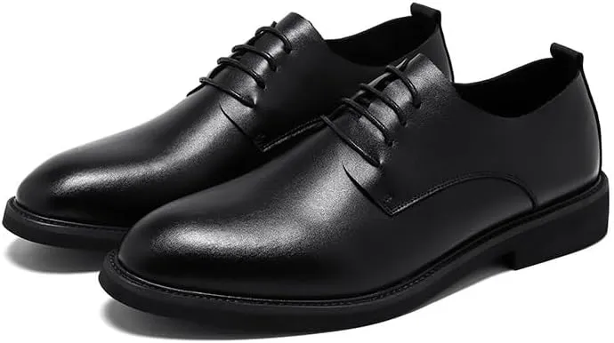 Classic Men's Leather Dress Shoes Men Formal Business Lace Up Wingtip Oxford Shoes