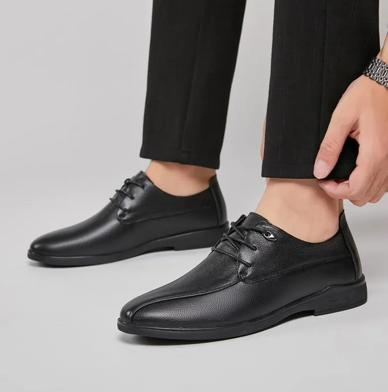 Classic Men's Tuxedo Shoes Shiny Patent Leather Formal Oxfords for Wedding Business Lace Up Dress Shoes