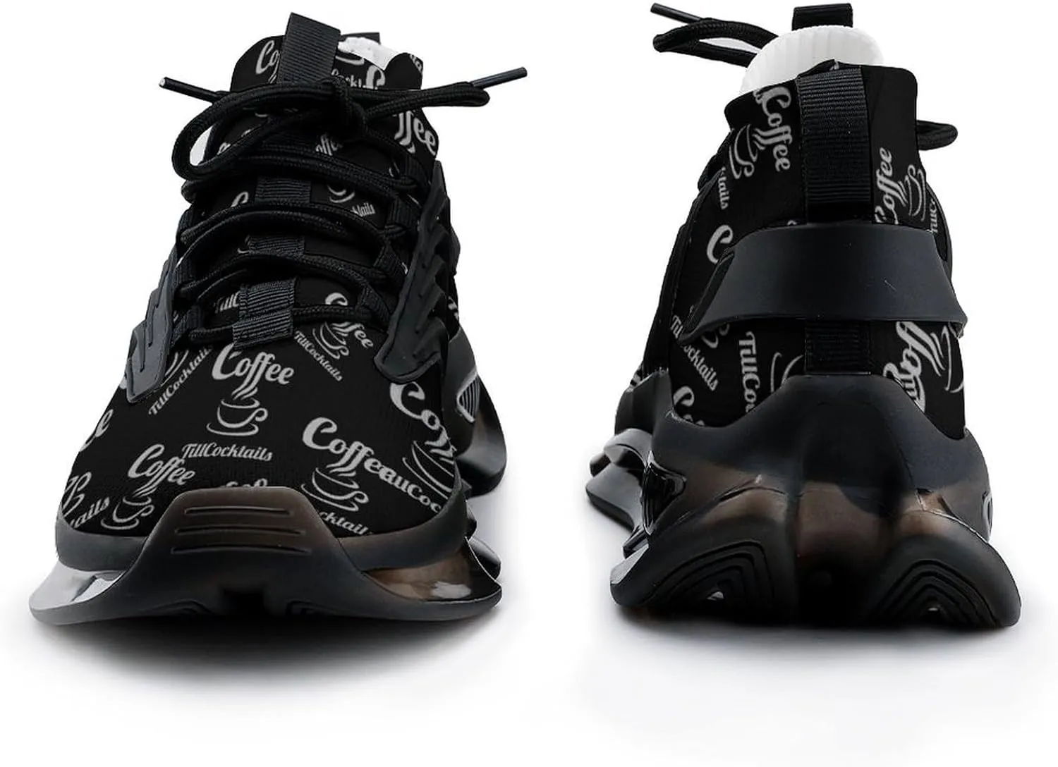 Coffee Till Cocktails Men's Running Shoes Lightweight Walking Shoe Breathable Sneaker