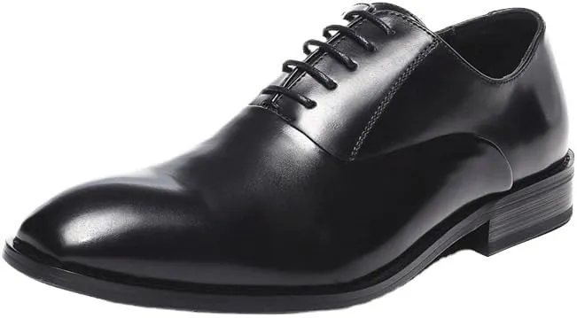 Contemporary Men's Business Casual Sneakers Oxford-Inspired Design with Insoles & Flex Grooves