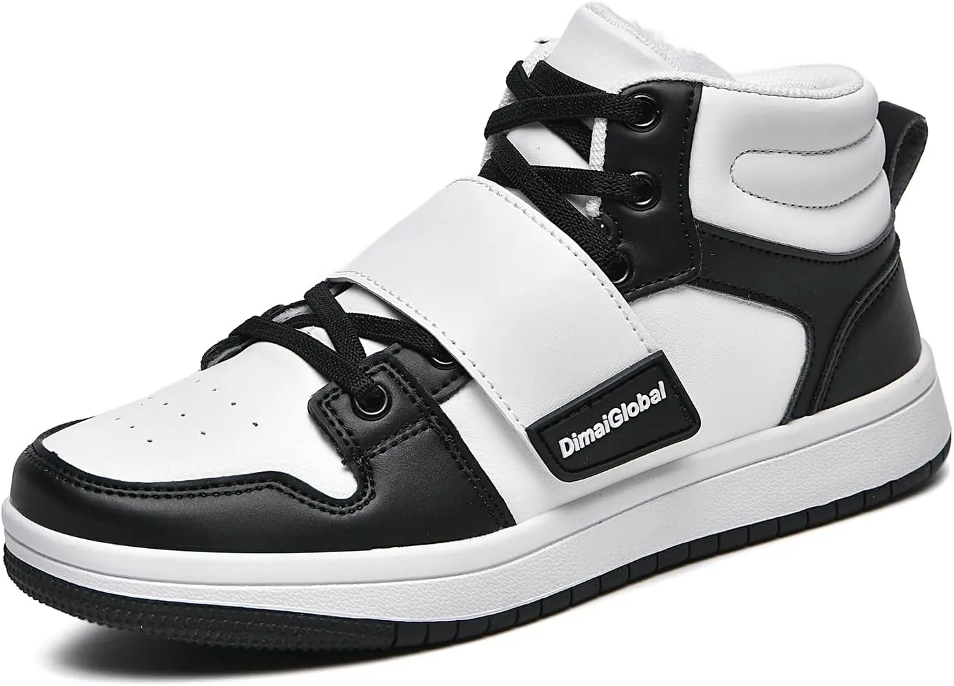 DimaiGlobal Kids Basketball Shoes Boys Girls High Top Sneakers for Youth Durable Sports Shoes Breathable Skate Shoes School Trainers