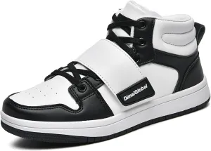 DimaiGlobal Kids Basketball Shoes Boys Girls High Top Sneakers for Youth Durable Sports Shoes Breathable Skate Shoes School Trainers