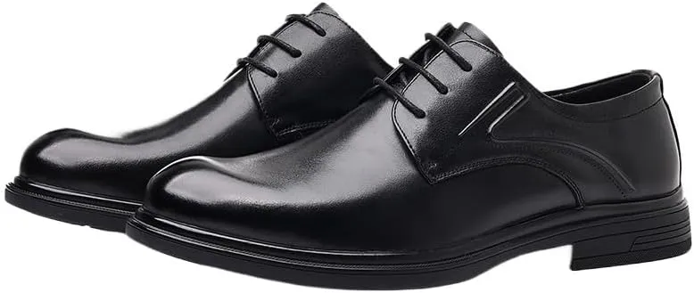 Elegant Medallion Toe Derby Shoes Cushioned Orthotic Support Office Presentations Black Tie Events Durable Construction