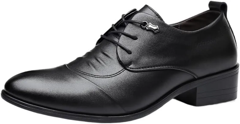 Elegant Men's Cap Toe Oxford Shoes Professional Business Attire Genuine Leather with Breathable Lining