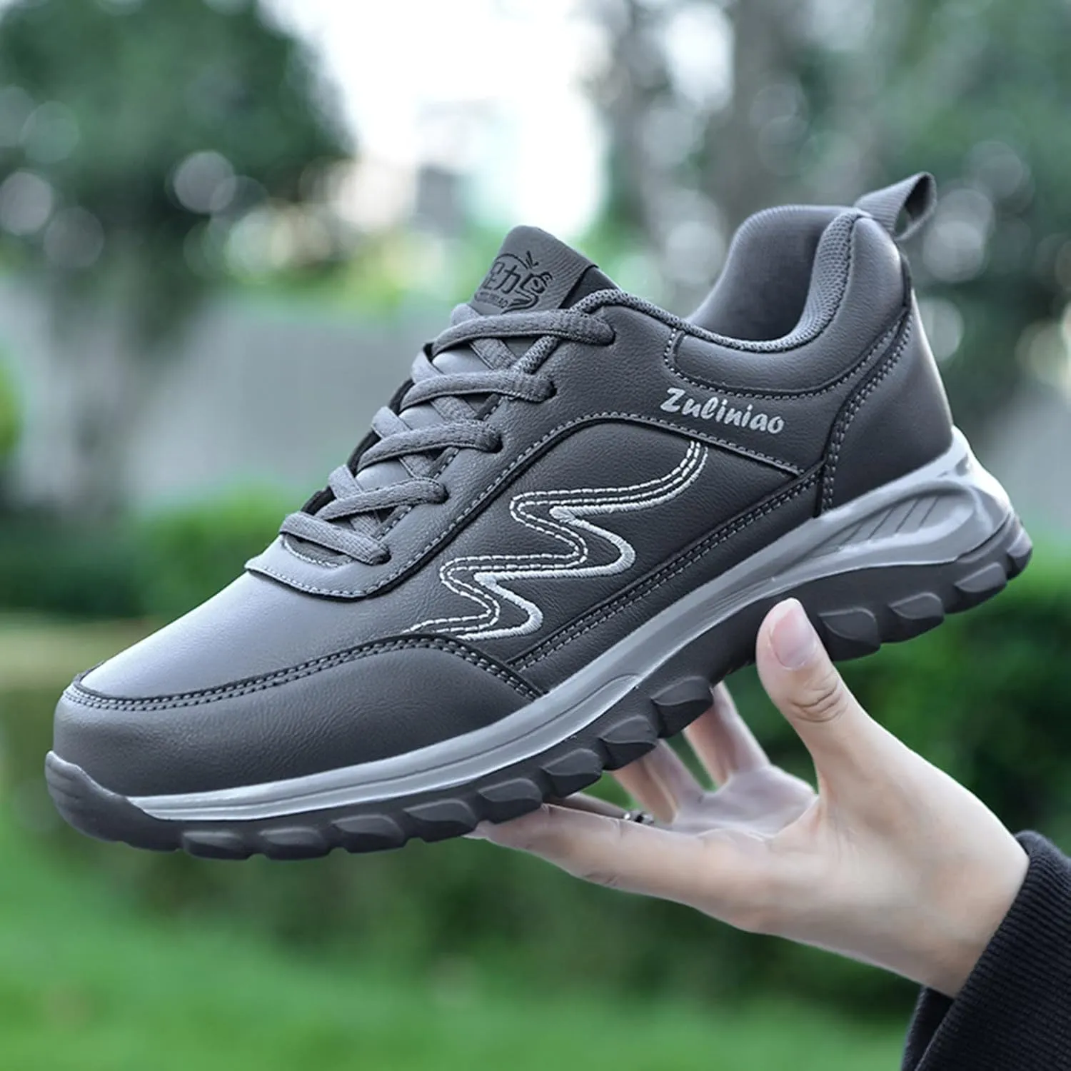 Fashion Men Sports Shoes Flat Non Slip Lace Up Simple Texture Casual Mens Lite Adapt Sneaker