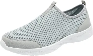 Fashion Sneaker Lace-Up Men Sports Shoes Fashionable Simple and Pure Color Mesh Hollowed Out Breathable Comfortable and