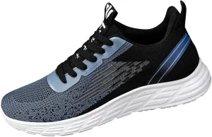 Fashion Spring and Summer Men Sports Shoes Flat Soft Bottom Non Slip Mesh Breathable Lace Up Sneaker for Men Flat Feet