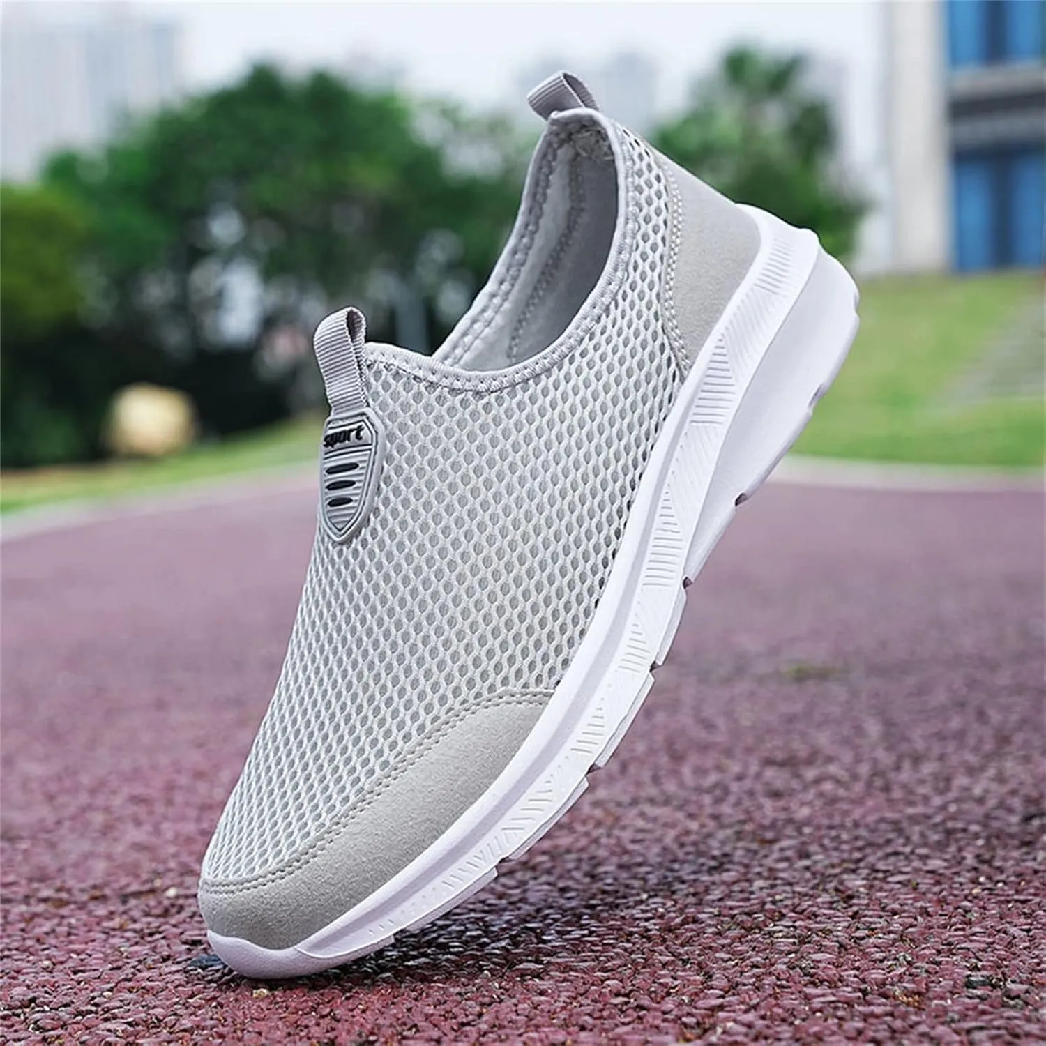 Fashion Summer Men Breathable Mesh Shallow Lace Up Casual Shoes Sneaker Odor Eliminator for Men's Sneaker