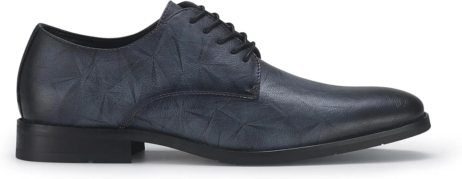 Ferro Aldo Men's Classic Round-Toe Fashion Derby Dress Shoes