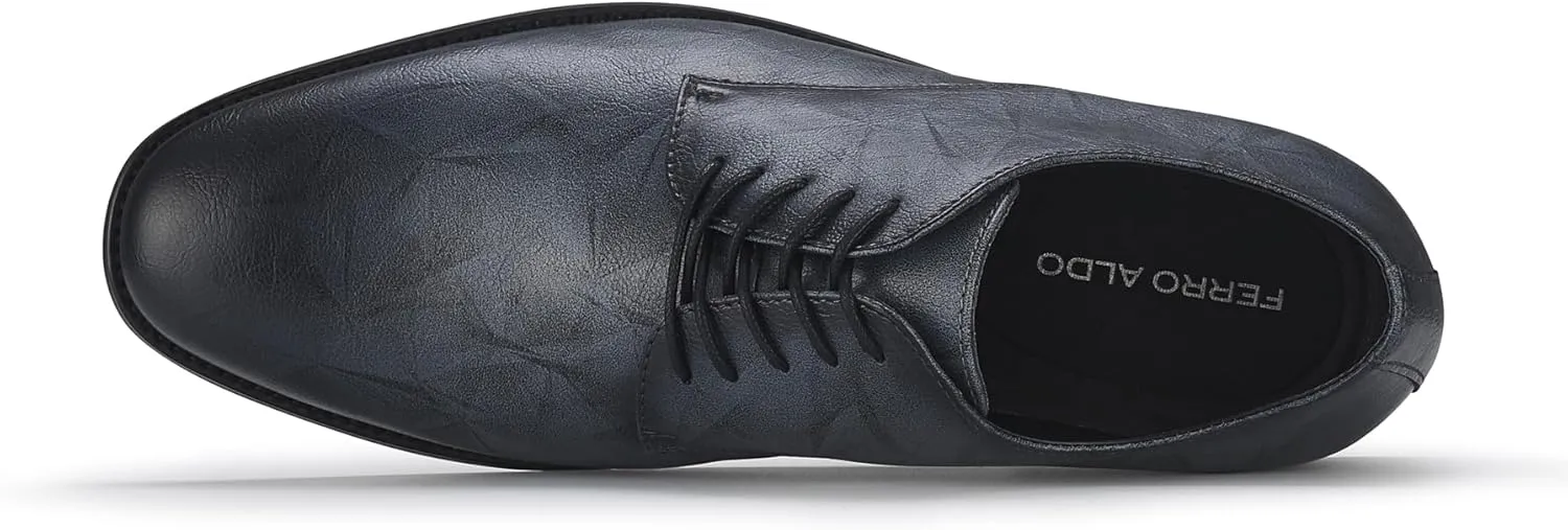 Ferro Aldo Men's Classic Round-Toe Fashion Derby Dress Shoes