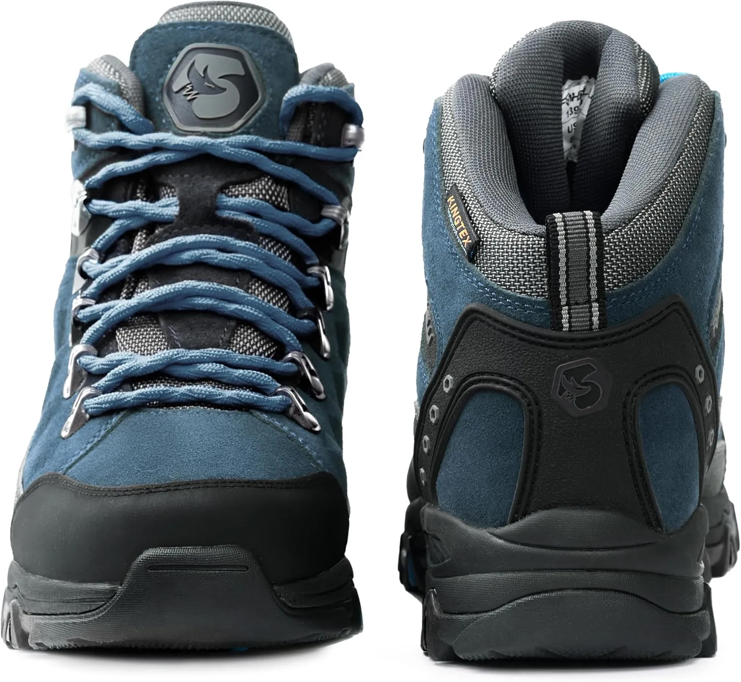 Foxelli Womens Hiking Boots - Waterproof Lightweight & Breathable Suede Leather