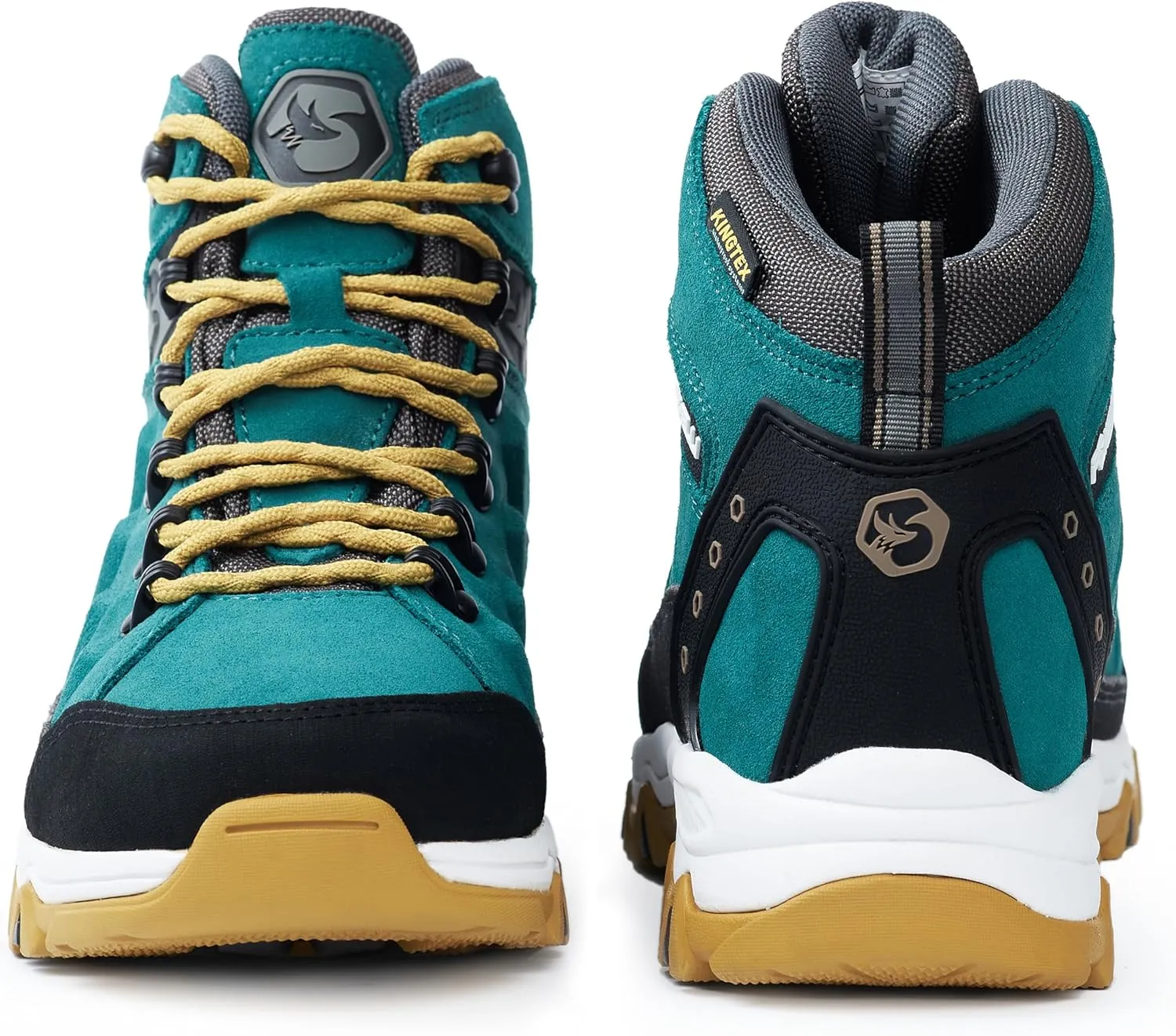 Foxelli Womens Hiking Boots - Waterproof Lightweight & Breathable Suede Leather