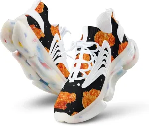 Fried Chicken Nuggets Men's Running Shoes Lightweight Walking Shoe Breathable Sneaker