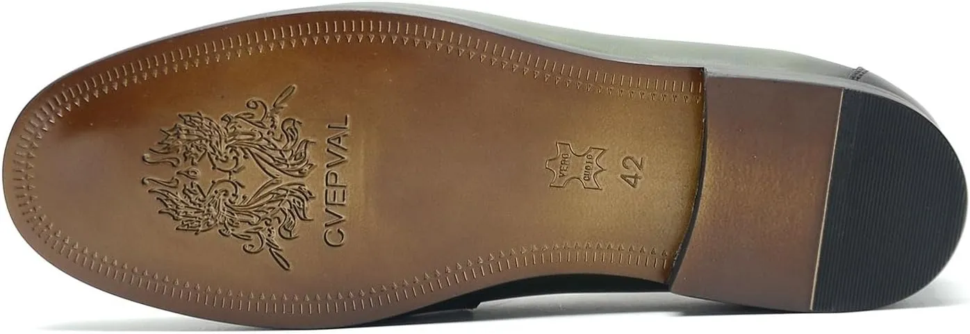 Genuine Leather Men's Oxford Shoes Wingtip Dress Shoes for Men Arch Support Non-Slip Sole Business Formal Occasions