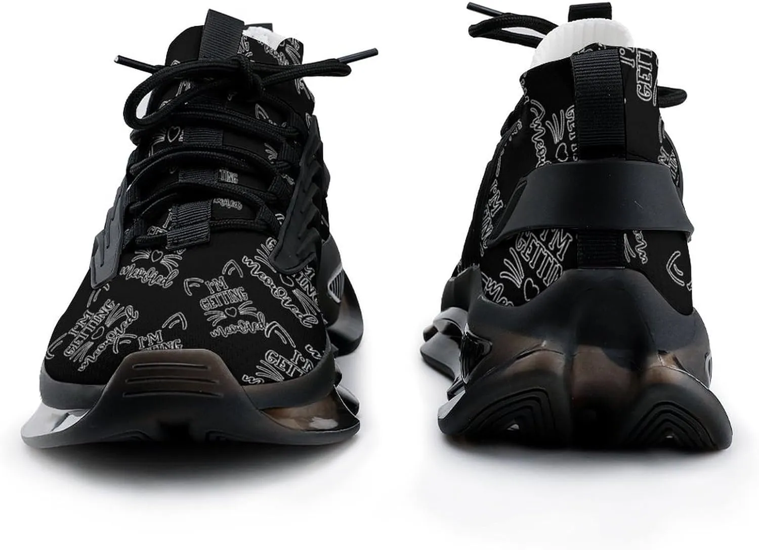 I'm Getting Meowied Men's Running Shoes Lightweight Walking Shoe Breathable Sneaker