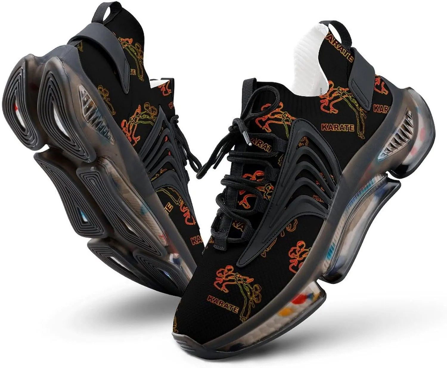 Karate Men's Running Shoes Lightweight Walking Shoe Breathable Sneaker