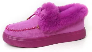 Ladmiple Booties For Women 2024 Winter Snow Boots Classic Fur Lined Slip On Ankle Boots Fashion Casual Warm Loafers Shoes