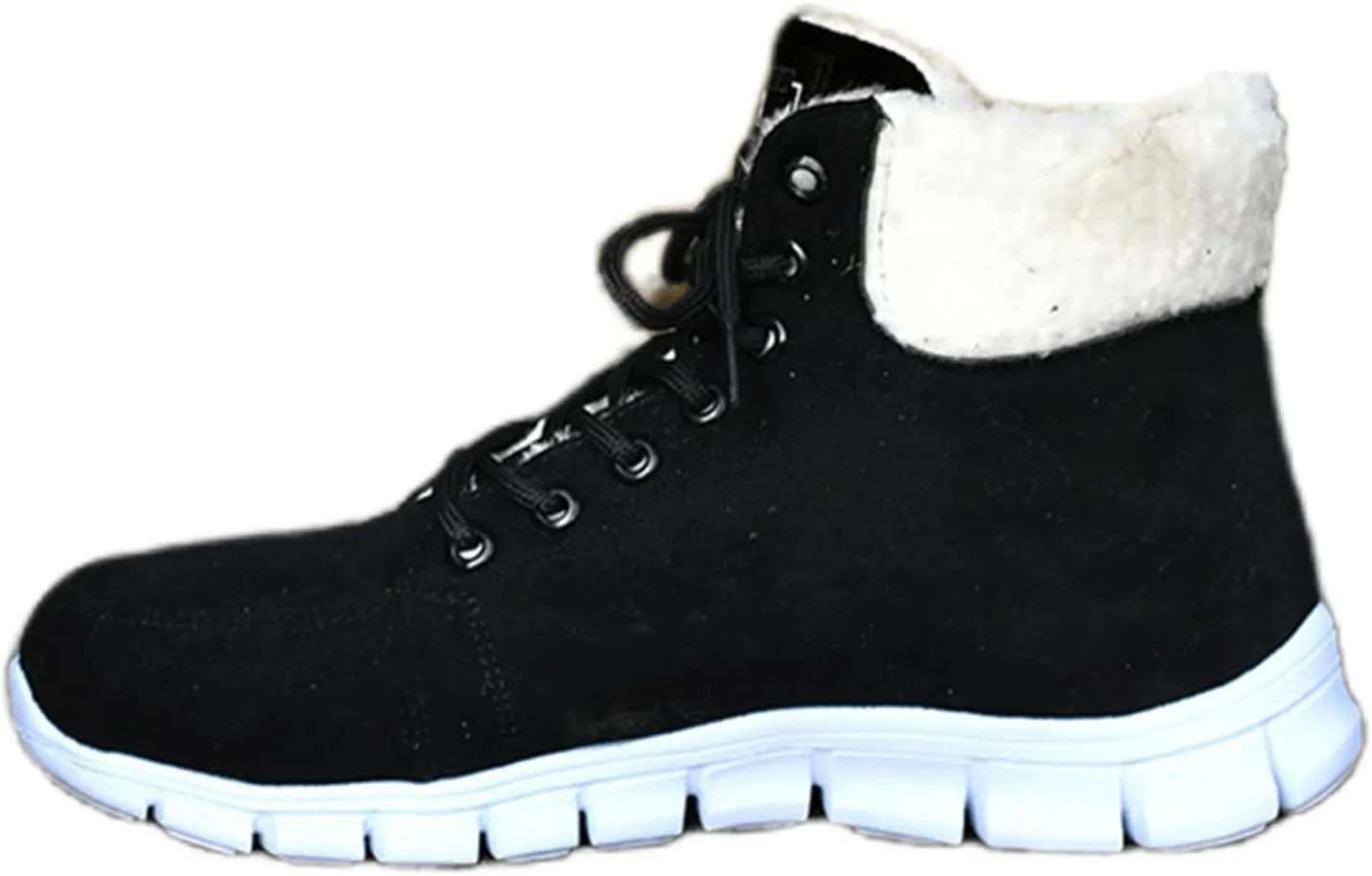 Ladmiple Snow Boots For Women 2023 Trendy Winter Warm Ankle Booties Fur Lined Anti-Slip Outdoor Slip On Comfortable Warm Shoe