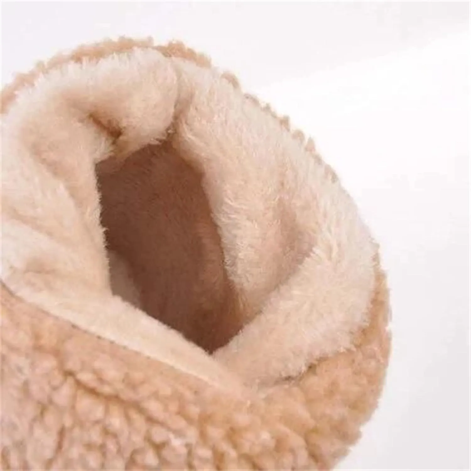 Lausiuoe Winter Boots For Women Fashion 2022 Women's Cotton Warm Fur Lined Snow Flat Cute Platform Booties Fuzzy Outdoor Shoes