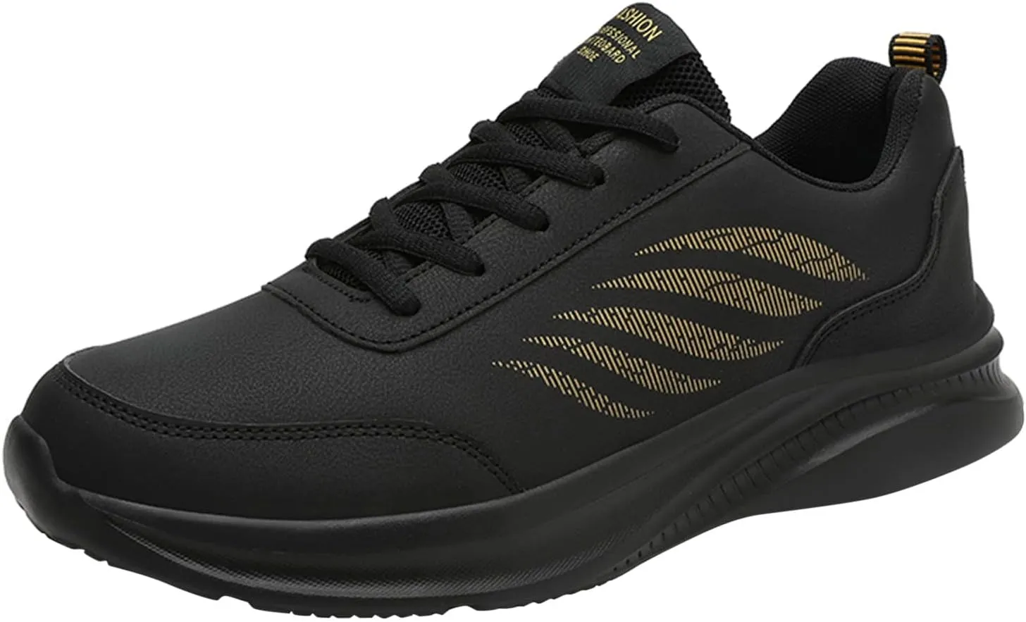 Lightweight Shoes Mens Shoes Casual Leather Laace Up Solid Color Casual Fashion Simple Running