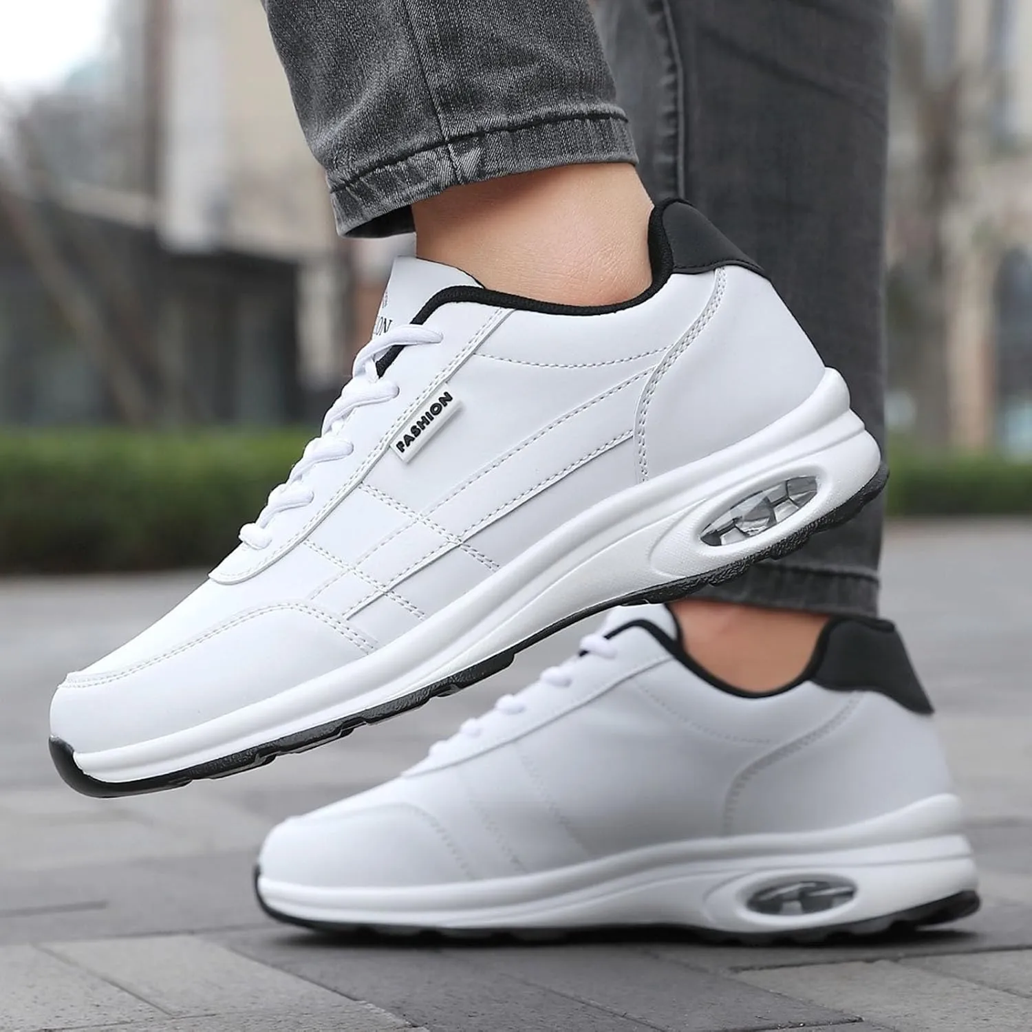 Lightweight Shoes Womens Slip On Shoes Work Non Slip Sneakers Walking