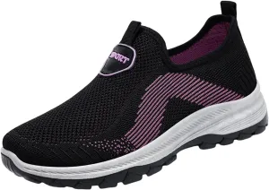 Lightweight Sneakers for Women Size 8 Wide Slip On Shoes Women Mule Sneakers Canvas Shoes for Women Platform Sneakers for Women Slip On Senior Womens Slip On Light Weight Walking Shoes